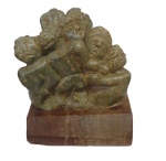 De Paula - sem título - Escultura em pedra sabão - 20 cm de altura - 1984