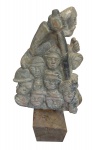 De Paula - Antonio Conselheiro - escultura em pedra sabão - 83 cm de altura - 1980