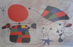 Miró - sem título - serigrafia s/n - 68 x 55 cm