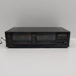 Tape Deck Duplo, Marca Technics, Modelo RS-T20, Ligando, mas não testado o funcionamento. Medidas: Altura: 11 cm, Largura: 22,5 cm, Comprimento: 43 cm, Peso: 4260 g.