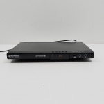 DVD Player, Marca Mondial, Modelo D-03, Ligando, mas não testado o funcionamento. Medidas: Altura: 4,5 cm, Largura: 24,5 cm, Comprimento: 36 cm, Peso: 1270 g.