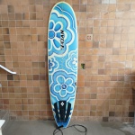 Prancha de Surfe Tenan, Sem as Quilhas, Acompanha Leesh Preto, Com a Capa. Medidas: Altura: 219  cm, Largura: 4 cm, Comprimento: 54 cm, Peso 5450 g.