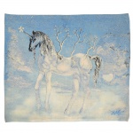 SALVADOR DALI (Espanha 1904/1989) Unicórnio - Tapeçaria, medidas: 104 x 120 cm. Ass. inf. direito. E