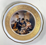 PRATO DECORATIVO REPRODUÇÃO MURILLO ARTE MADRID . MEDIDAS: