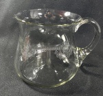 JARRA EM CRISTAL COM LAPIDAÇÃO TÍPICA SAINT'LOUIS, CORPO BOJUDO. MEDIDAS: 14, 5 CM DE ALT. X 14,5 CM DE BOCAL