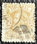 Dom Pedro II (Cabeça Grande) - nº 56 - carimbado.