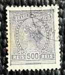 Alegorias Republicana e Instrução - nº 168 - carimbado.