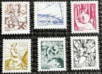 Profissões - 6 selos - nº 558 a 560 + 562 a 564 - mint.