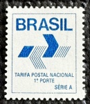 Comprovante de franqueamento - nº 665 - mint.