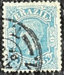 Império - Dom Pedro II `Cabeça Pequena` - nº 48 - carimbado (60 UF).