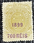 Cruzeiro Sobrecarga - nº 133 A - novo, goma , mas com marca charneira (120 UF).
