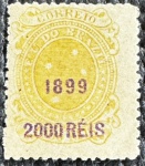 Cruzeiro Sobrecarga - nº 135 - novo, goma , mas com marca charneira (130 UF).