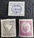 Comemorativo/Aéreo - 1945 - Série Completa -  C-197, A-59 e A-60 - novo, novo e mint (21 UF).