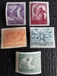 Comemorativo - 1945 - Série Completa -  C-198 a C-202 - mint (46 UF).