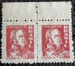 Bisneta - nº 501 - D. João VI - Par com defeito de impressão (borrado) - novos (0,75 UF).