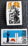 Comemorativo - 1972 - 2 selos - C-763 e C-764 - mint (21,8 UF).