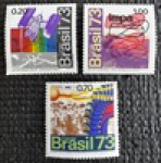 Comemorativo - 1973 - Série Completa - C-789 a C-791 - mint (11 UF).