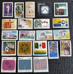 Comemorativo - 1974, 31 selos, entre C-834 e C-871 - mint, exceto 4 selos (31 UF)