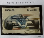 Bloco - Brasiliana 83 - Fórmula 1 - C-1341 (Selo do B-58) - novo (100 UF).