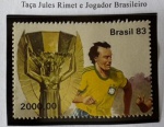 Bloco - Brasiliana 83 - Futebol - C-1342 (Selo do B-59) - mint (100 UF).