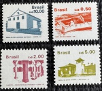 Regular - Série Completa (Pat. Histórico) - nº 656 a 659 (Papel Fosforecente - 13x12,5) - mint (22,4 UF).