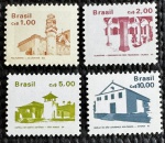 Regular - Série Completa (Pat. Histórico) - nº 660 a 663 (Mold. Fosforecente - 11,5x11) - mint (33,5 UF).