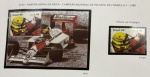 Bloco e Comemorativos do bloco - 1989 - Ayrton Senna - B-79 + C-1625 - mint (68 UF).