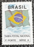 Regular - Franqueamento - Bandeira Nacional - 1992 - nº 692 - mint (2,4 UF).