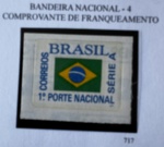 1995 - Regular - Bandeira Nacional - nº 717 - mint (6 UF).