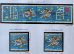 1995 - Comemorativo - 4 selos - Natal 95 - C-1981 e C-1982 + Se-tenant (vide foto) - mint (16 UF).