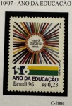 1996 - Comemorativo - C-2004 - Ano da Educação - (vide foto) - mint (5 UF).