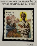 1996 - Comemorativo - C-2010 - Aparição Nossa Senhora Salete - (vide foto) - mint (12 UF).