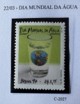 1997 - Comemorativo - C-2027 - Dia Mundial da Água - (vide foto) - mint (8,5 UF).
