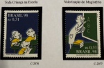 1998 - Comemorativo - Série Educação - selos C-2076 e C-2077 (vide foto) - mint (6 UF).