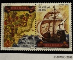 1998 - Comemorativo - 5º Cent. Descobrimento Brasil - Se-tenant, C-2080 ST (vide foto) - mint (24 UF).