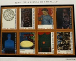 1998 - Comemorativo - XXIV Bienal SP - Conjunto, C-2166 CJ (vide foto) - mint (20 UF).