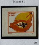1999 - Regular - Frutas - microserrilhado - nº 768. Mint (15 UF).