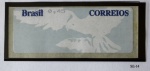 2000 - Selo Etiqueta Autômato. Pomba Branca, Fundo Azul, SE-14 A, valor na cor violeta. Novo (2000 UF).