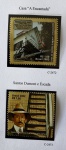 2002 - Casa de Santos Dumont, Selos do B-127, C2472 e C2473 (vide foto) - mint (12 UF).