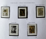 2004 - Regular - Obras Desaparecidas de Portinari - 5 selos, nº 829 a 833 - mint (7 UF).