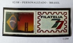 2004 - Comemorativo. Selo Personalizado, Vinheta e Brasília, C2584 (vide foto), mint (20 UF).