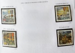 2004 - Comemorativo. Brasil na 2ª Guerra Mundial, selos C2591 a C2594 (vide foto) - mint (16 UF).