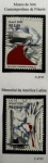 2008 - Comemorativo. Oscar Niemeyer, selos do B-147, C2731 e C2732 (vide foto) - mint (20 UF).