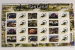 2010 - Comemorativo. Selos Personalizados. Pantanal, Folha, 12 selos + 12 vinhetas, Conjunto C3010 CJ (vide foto), mint (360 UF).