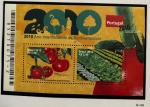2010 - Bloco. Agroecologia e Agricultura Orgânica (+ logo `Portugal 2010), B-160 (vide foto) - mint (40 UF).