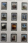 2010 - Comemorativo. Maravilhas do Rio, 12 selos, C3038D a C3049D, despersonalizados (vide foto), mint (360 UF).