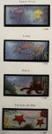 2011 - Comemorativo. Fauna Marinha, selo do B-162, C3089 a C3092 (vide foto) - mint (32 UF).