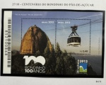 2012 - Bloco. Cent. do Bondinho Pão de Açucar. B-171 (vide foto) - mint (20 UF).