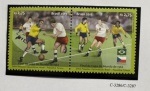 2013 - Comemorativo. Brasil-República Tcheca. Se-tenant C3287  ST (vide foto) - mint (16 UF).
