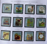 2014 - Comemorativo. Copa da Fifa 2014. 12 selos, C3319 a C3330 (vide foto), mint (36 UF).